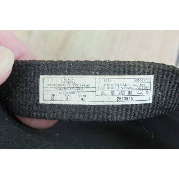 Merrell Thong Crisscross Memory Foam Comfort Sandals Black Size 10 - Picture 9 of 9